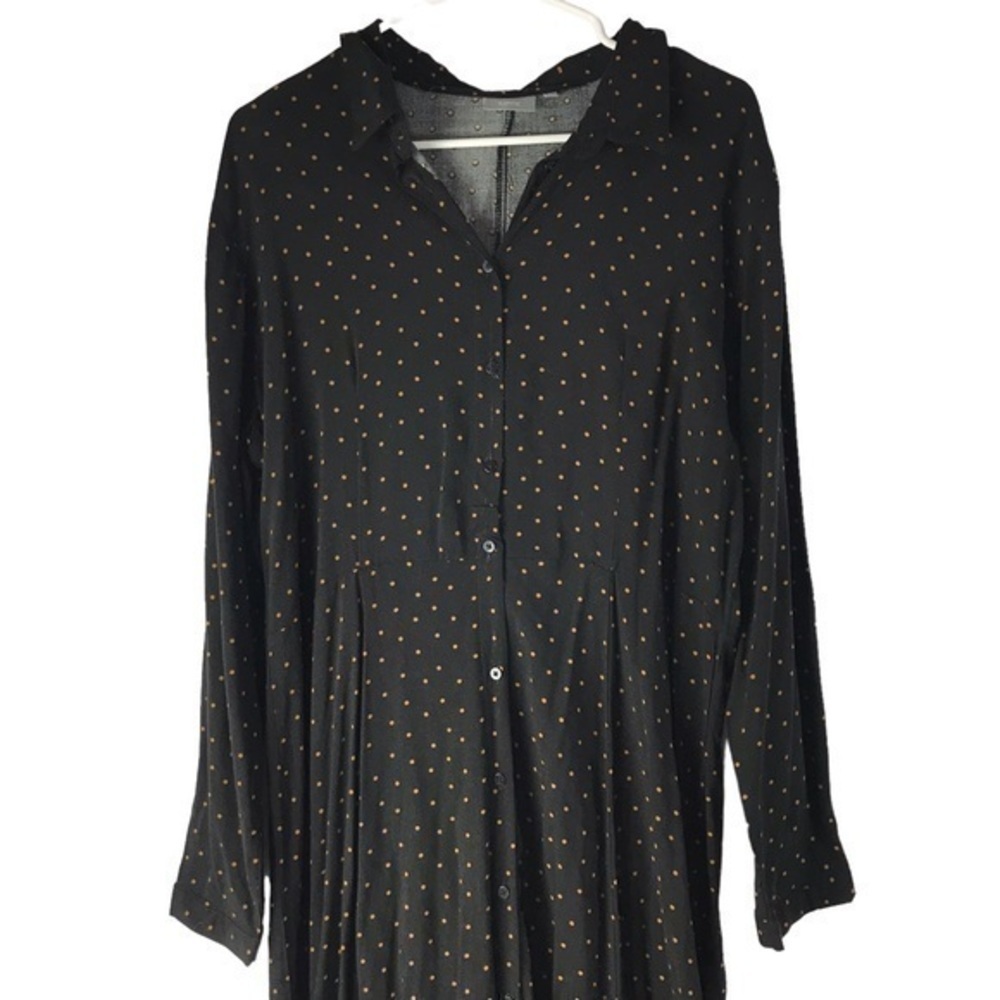 b.young jayleen shirt dress dots size 42 or us 14